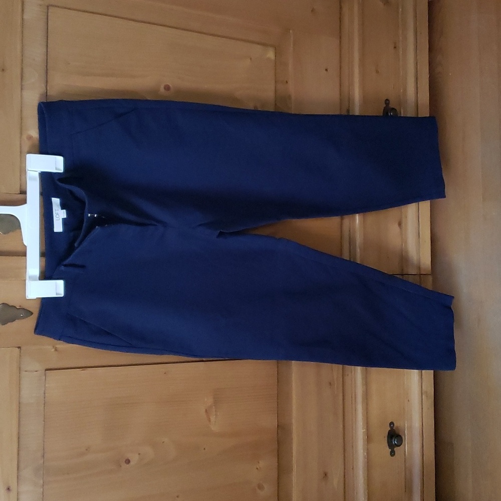 Loft dark blue work pants